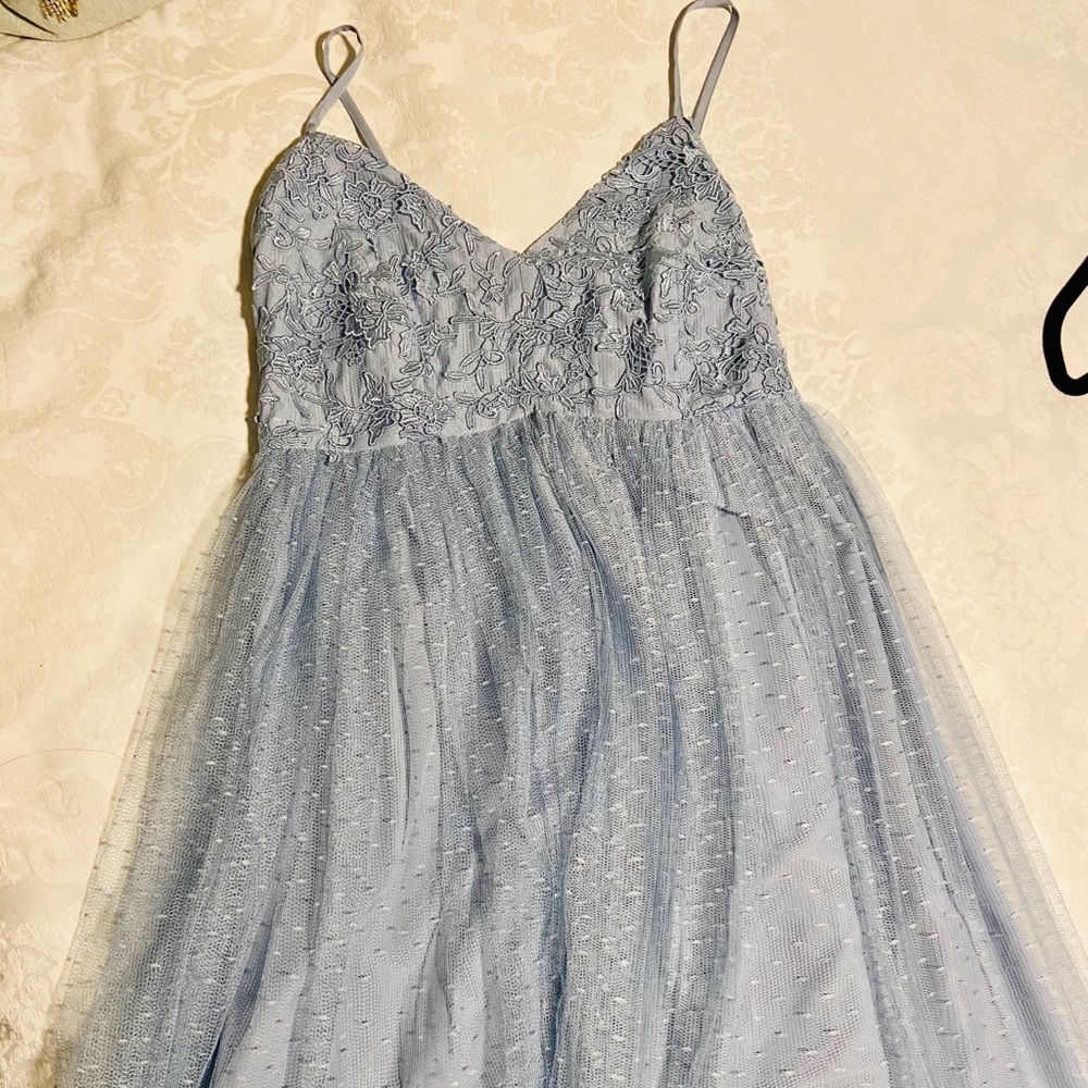 ASOS Light Blue A-Line dress